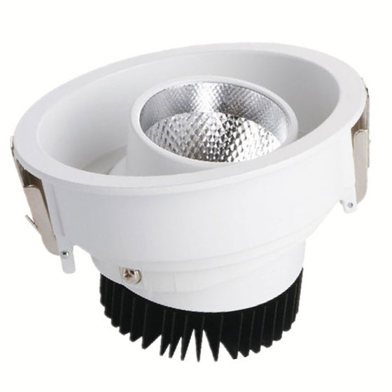 4.5in 12/18W, 5.71in 30WLED COB Ceiling Light - Flush Mount LED Downlight-1600LM-24°Light speed angle 4.5in 12/18W, 5.71in 30WLED COB Ceiling Light - Flush Mount LED Downlight-1600LM-24°Light speed angle
